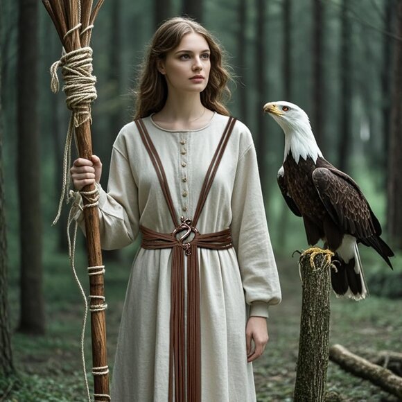 Medieval Belt Rope Norse Witch Cosplay Renaissance Adjustable Tangle - Picture 8 of 9